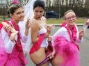 Fake Taxi - Hen party gets wild in Prague taxi