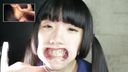 Lolita beautiful girl panting while fixing her mouth with a mouth opening and exposing her teeth at all times Ichigo (1) FETK00512