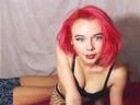 Vivid Pink Haired Gaijin Beauty POV Live Chat