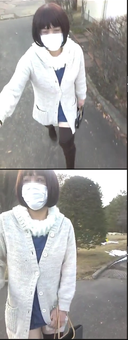 【Cross-dresser】Walk outdoors with no panties at the end in an ♡ M shape