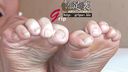Soft sole amateur OL Airi's 23.5cm soft and beautiful sole toe close-up appreciation