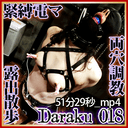 Daraku 018 （個人撮影、直立**バイブアクメ、四つん這いスパンキング、両穴挿入フェラ訓練、緊縛電マ地獄、家畜堕ち牝豚露出散歩）