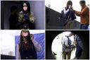 【Panchira】 【Uniform】A total of 12 beautiful girls ♪ dripping attractive pants videos of many uniformed beauties
