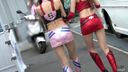 【HD高画質】イベント胸チラスナイパー0２「皆知ってる超アイドルクラスの谷間を集団襲撃！」