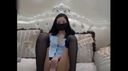 Masturbation using the vibrator and electric vibrator of a beautiful Chinese woman with long black hair wearing police and knee-high tights that can be called the ultimate in neatness