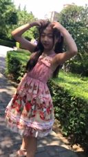 A super cute JD girl in moe costume on a public road with many cars exposes her dick and ass, and performs an idol dance naked on the roadside, The strongest exposure work that I really didn't want to show anyone!