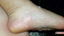 ぁ Yumi #011 [Saliva Yabai] I was sprayed on the sole of my foot with brim lotion footjob outdoors