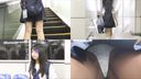 [Train Chikan] Great value 2 pieces set * Face J ○ ★ Climax in the car! T-back to a super sensitive perverted beautiful girl & sailor who is very similar to a certain female ana! Hairy girl with dark eyes