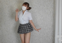 I tried dancing without a bra in a summer uniform [Suimaji] Erica