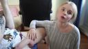 Superb & masturbation! □ Face Shaved Blonde Gal Series (18)