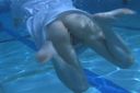 【水中早着替え６名】女だらけのＴバック水泳大会！水中コスプレ早着替え競争！