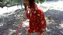 "Mozamu" de M big breasts mature wife with tortoise shell tied up outdoor & outdoor walk! The collar and lead are also connected, and it is exactly a nasty wife who is a masturbator! "02 minutes 08 seconds"