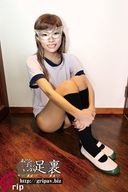 Apparel clerk Hitomi's top shoes socks bloomers smell and lick tickle closeup