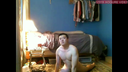 Pleasant boy! Naked yoga / open masturbation