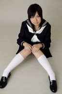 Amateur Nude Photo Session Special Edition Sailor Suit and Masturbation Yurika Mai