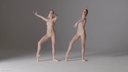 Naked performance by a full-fledged ballet dancer! !! ②