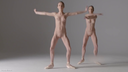 Naked performance by a full-fledged ballet dancer! !! ②