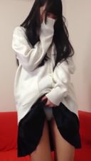 【Amateur】Completely Out Deluxe! Slippery black-haired beautiful girl! Flip your neck, appeal to disgusting, but forcibly vaginal shot!
