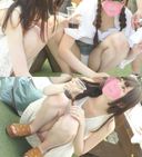 All-you-can-take panchira breast flicker of four circle female college students who came to the BBQ tournament during the summer vacation × university club activity 3/4 [with slow benefit]