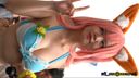 Asian Girl's Troubled Cosplay Show Part 2 Bikini Gal with Transcendent Cute Face