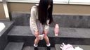 【個撮】素人のお姉さんに今はいてるパンツをガチで売ってもらいました。