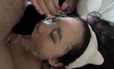 [Oral ejaculation] Facial cumshot with while packing