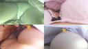 [Train Chikan] Face uniform J ○ ★ Super beautiful big breasts stretched on bread buns without looking good on the hem of the hem and rubbing them and vaginal shot while rubbing the breasts ★!