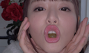 【Tongue velo fetish】Popular actress Mao Hamasaki Chan's tongue velo / mouth observation & serious masturbation!