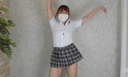 I tried dancing without a bra in a summer uniform [Suimaji] Erica