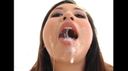 【Deep throating】Girl licking the glans of a in the back of her mouth