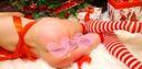 【Personal Photography】 [High image quality] Xmas present was a transvestite girl with a ribbon wrapped around it w