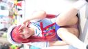 Comic Market Cosplay Mikata Layer's ★ Long Face-to-Face Panchira ★ Striped Pan Comiket
