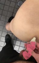 【個人撮影】クリクリ目のJ●ちゃんトイレで性行為 ハメ撮り 顔出し 着衣