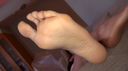 [Amateur "sole" prank observation.2] OL Saki-chan's raw soles of pantyhose