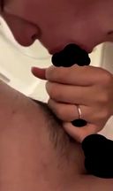 [No ejaculation] Wife sucking before shower