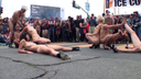 Street Nude Performance