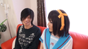 Cross-dresser Sora Lesbian play with M-chan, a beautiful young man who wants to cross-dress!?