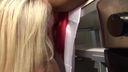 "Uncensored" Two blonde women are licking each other in the bathroom! lesbian