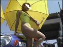 Old scorching circuit high leg beauty race queen close-up squeeze big ass video