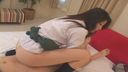 [딸기 바지 엉덩이] 【】유니폼 여자의 항문 체크 & T 백 엉덩이 코키! !