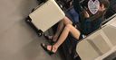 【Looking at the camera】The raw legs exposed by model-class beauties are thin and long and make you want to lick 2 Face to face by train