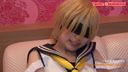 【Independent production】 AHC.78 Video of Yamiko masturbating with a masturbation, simulated threesome, and vaginal semen inserted with raw saddle in a cosplay like Kai Ayanami of a destroyer