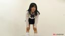 Hinamiren Pure white ren-chan does mat exercise while shaking her!