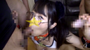 【Nasty】 [Big] Nasty otaku glasses girl is very excited ♡ in the first play and panting with a rough breath www