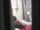 A hidden camera sneaks into the room of a girl living alone!