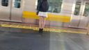 【Train Chikan】Miniskirt gal who makes a stain on panties * Limited time special price