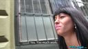 Public Agent - Black haired babe fucks stranger for cash in public