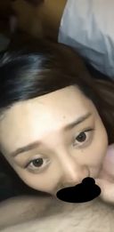 【Facial ejaculation】She cleans well after facial cumshot