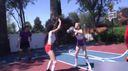 A total of four people, a white man and a woman, a brown man and woman, sweat in basketball, and then sweat even more in a foursome, a colorful and shameful youthful video is outstanding! !!