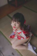 [ZIP compatible] Fair skin beautiful ass cute girl tied up in kimono
